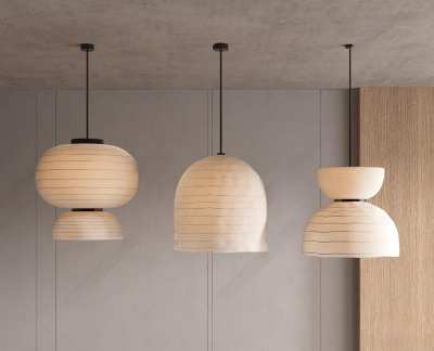 侘寂吊灯3D模型下载